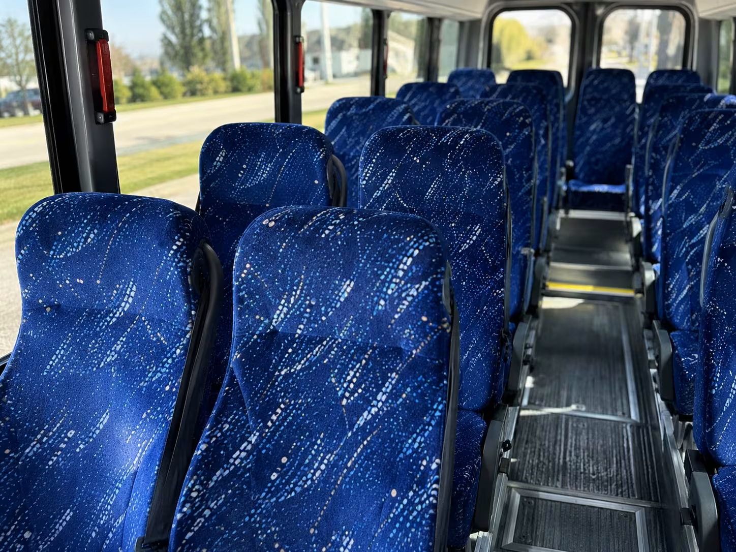 15 passenger minibus interior