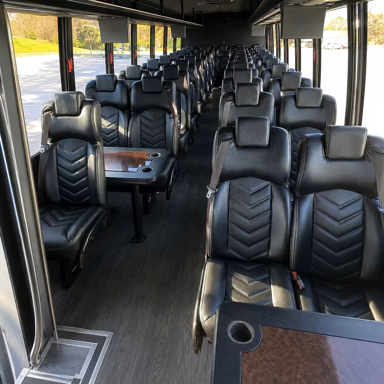 25 passenger minibus inside