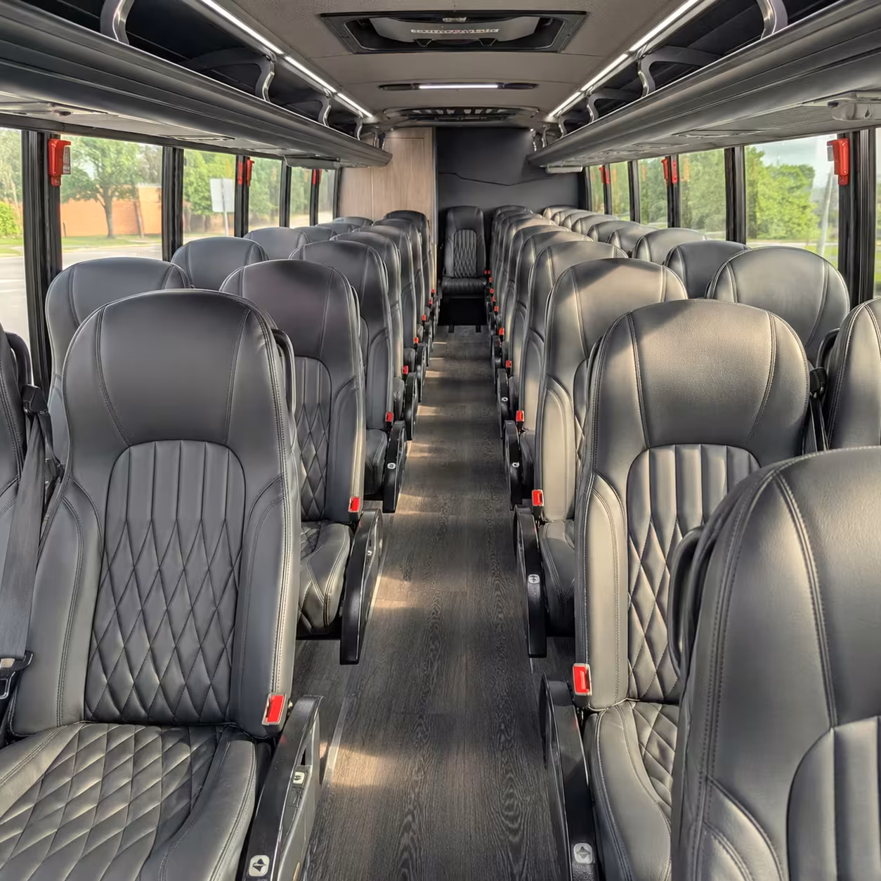 30 passenger minibus inside