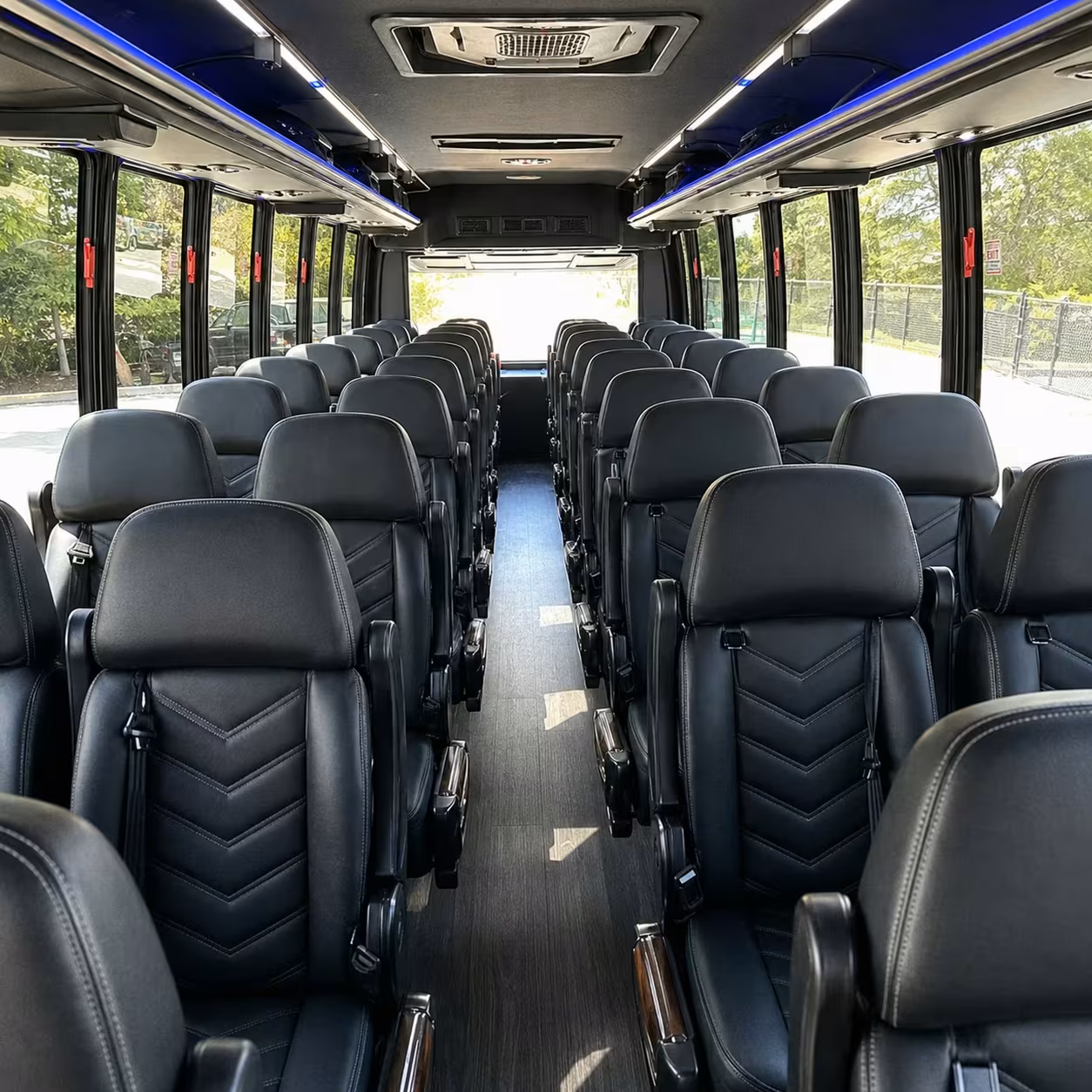 35 passenger minibus inside