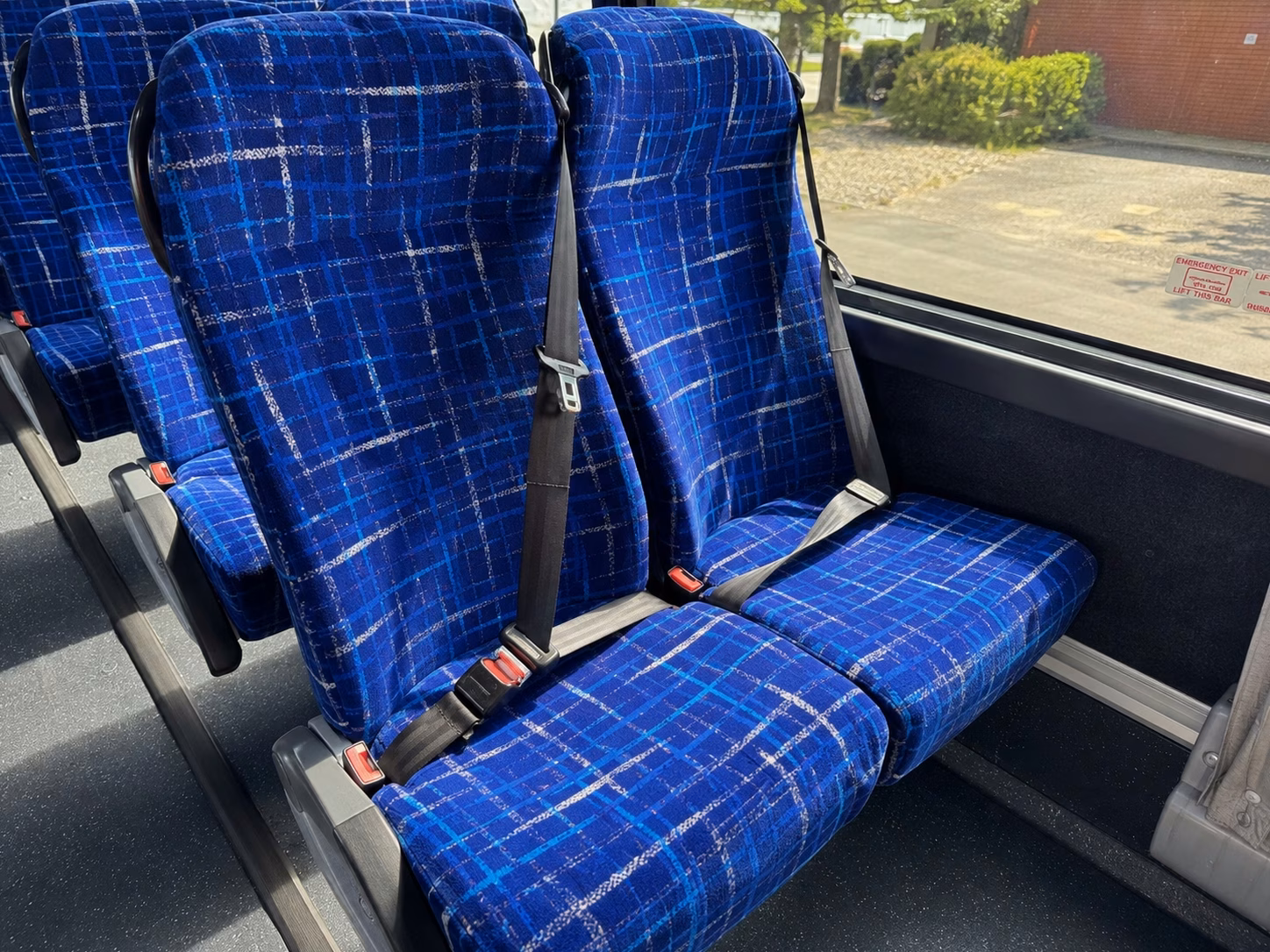 56 passenger charter bus interior