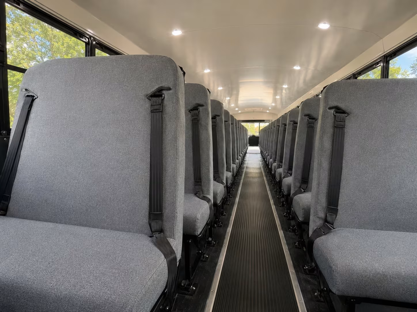 school bus interior