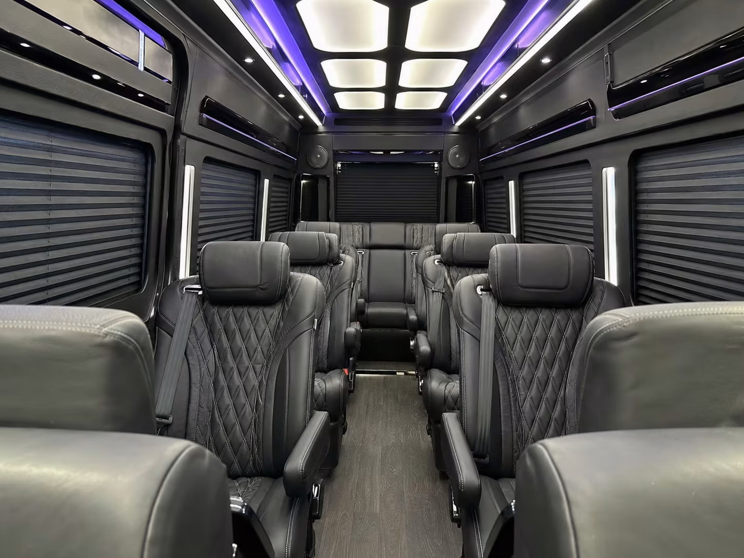 sprinter van with driver inside