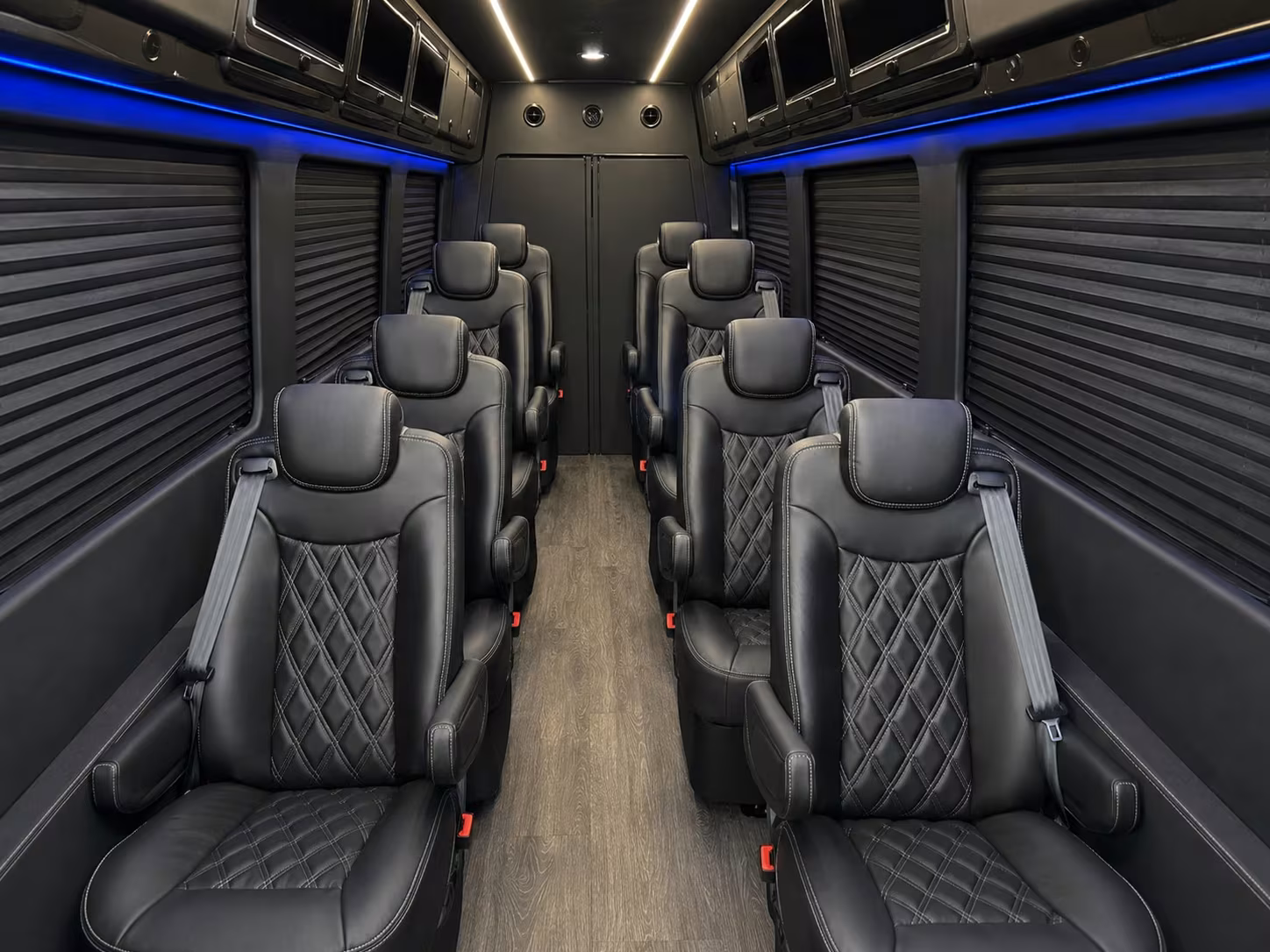 sprinter van with driver interior