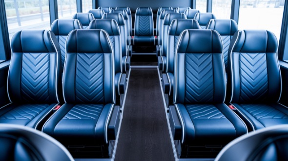 fort smith 15 passenger minibus inside