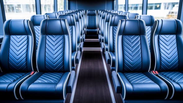 fort smith 18 passenger minibus inside