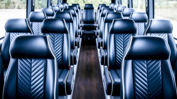 fort smith 20 passenger minibus inside