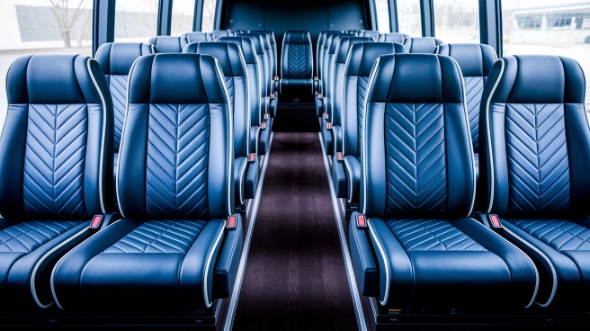 fort smith 25 passenger minibus inside