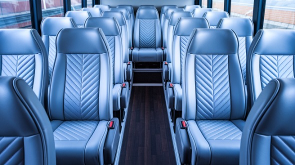 fort smith 28 passenger minibus inside
