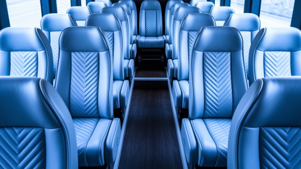 fort smith 35 passenger minibus inside