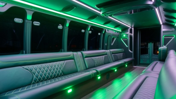 party bus rental interior fort smith